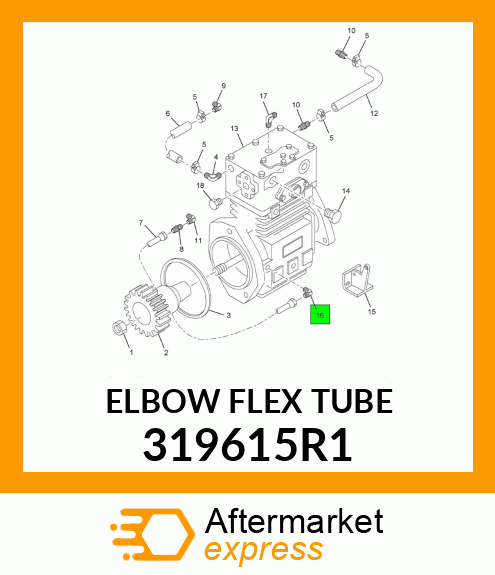 ELBOW FLEX TUBE 319615R1