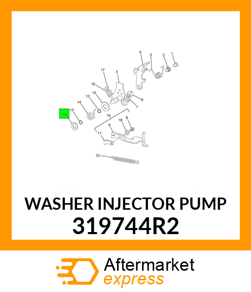 WASHER INJECTOR PUMP 319744R2