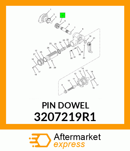 PIN DOWEL 3207219R1