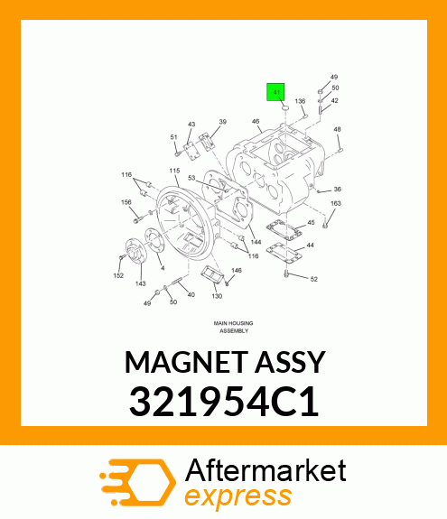 MAGNET ASSY 321954C1