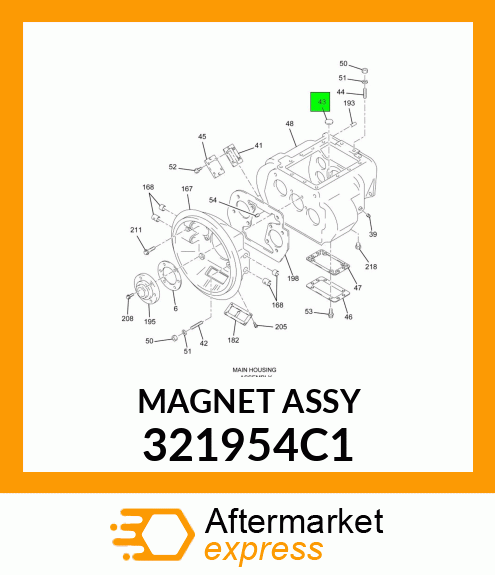 MAGNET ASSY 321954C1