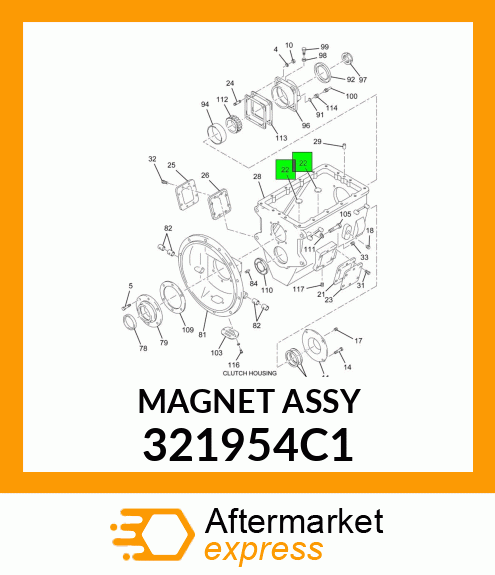 MAGNET ASSY 321954C1