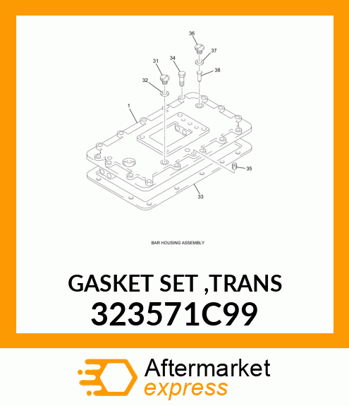 GASKET SET ,TRANS 323571C99