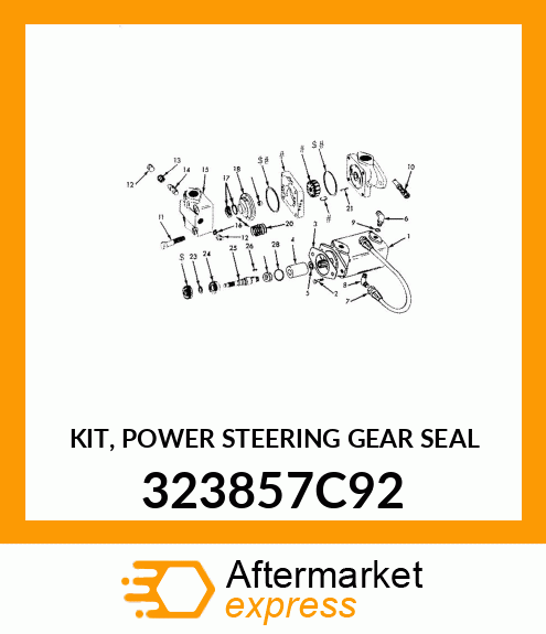 KIT, POWER STEERING GEAR SEAL 323857C92