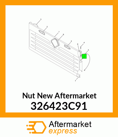 Nut New Aftermarket 326423C91