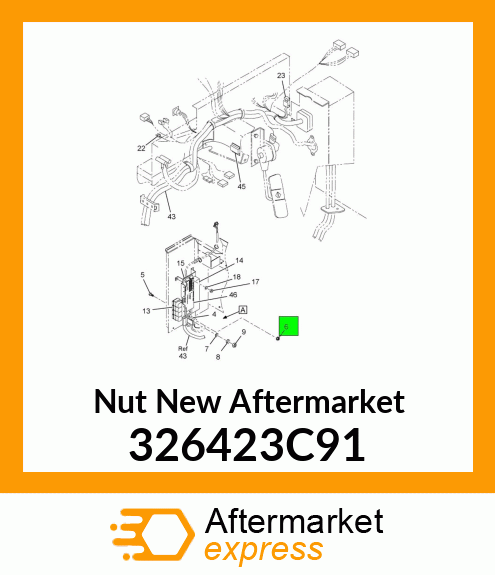 Nut New Aftermarket 326423C91