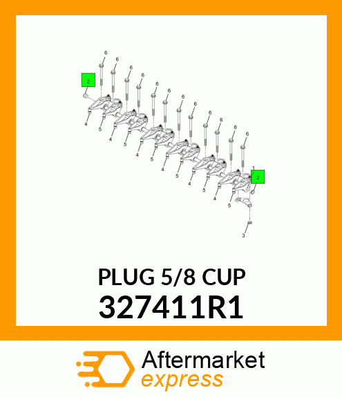 PLUG 5/8 CUP 327411R1