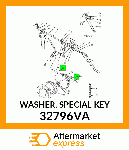 WASHER, SPECIAL KEY 32796VA