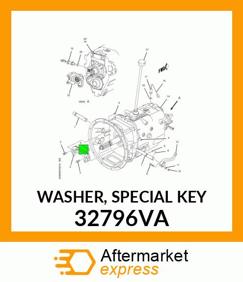 WASHER, SPECIAL KEY 32796VA