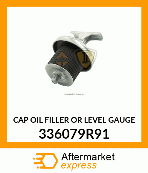 CAP OIL FILLER OR LEVEL GAUGE 336079R91