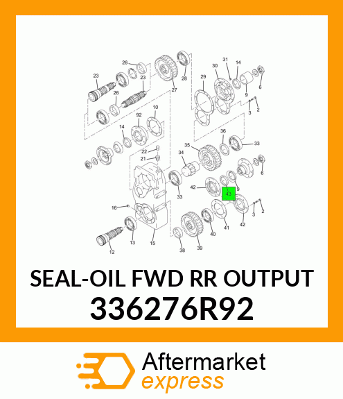 SEAL-OIL FWD RR OUTPUT 336276R92