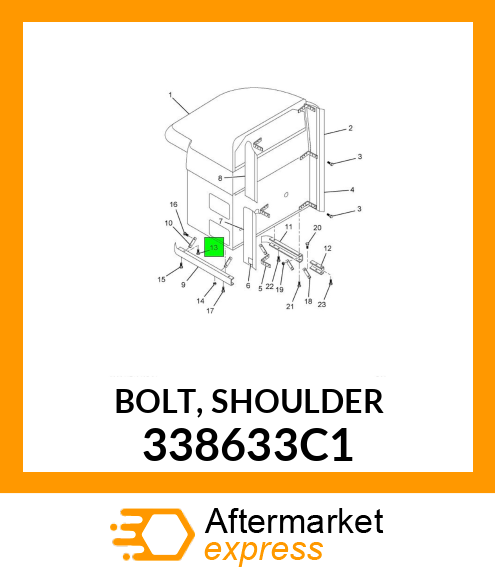 BOLT, SHOULDER 338633C1