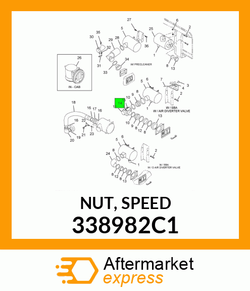 NUT, SPEED 338982C1