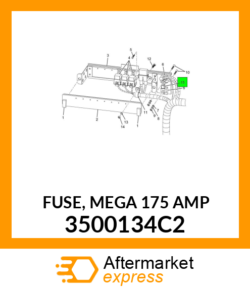 FUSE, MEGA 175 AMP 3500134C2