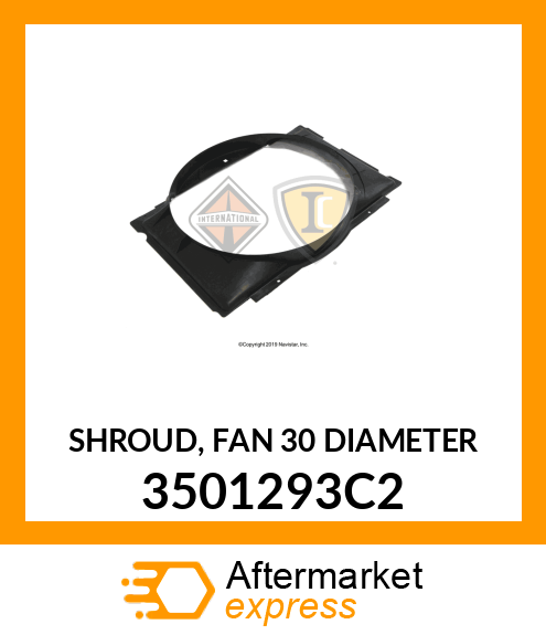 SHROUD, FAN 30" DIAMETER 3501293C2