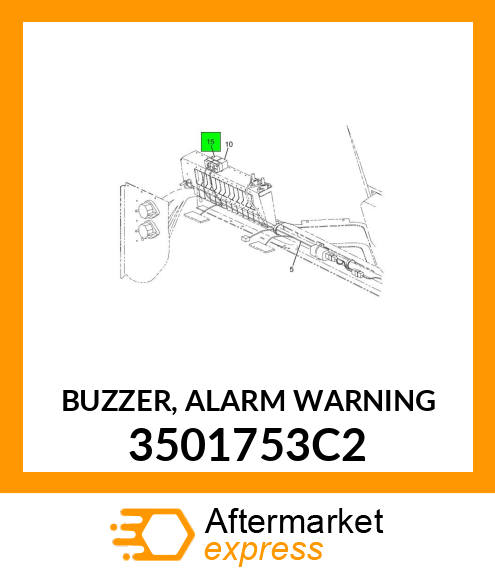 BUZZER, ALARM WARNING 3501753C2