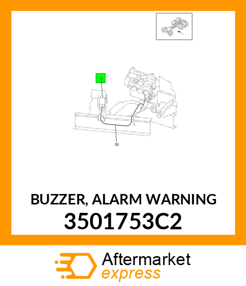 BUZZER, ALARM WARNING 3501753C2