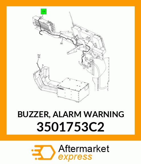 BUZZER, ALARM WARNING 3501753C2