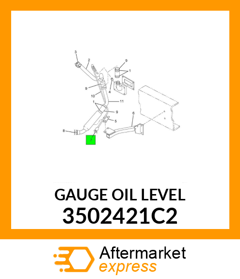 GAUGE OIL LEVEL 3502421C2