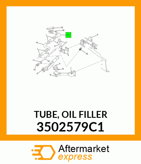 TUBE, OIL FILLER 3502579C1