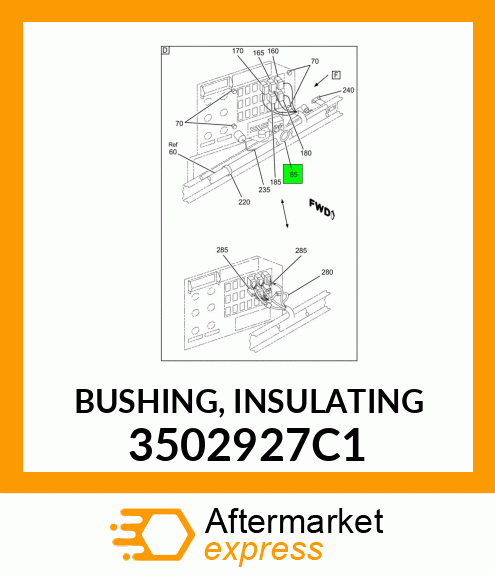 BUSHING, INSULATING 3502927C1