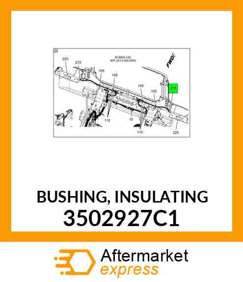 BUSHING, INSULATING 3502927C1