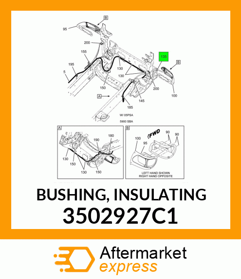 BUSHING, INSULATING 3502927C1