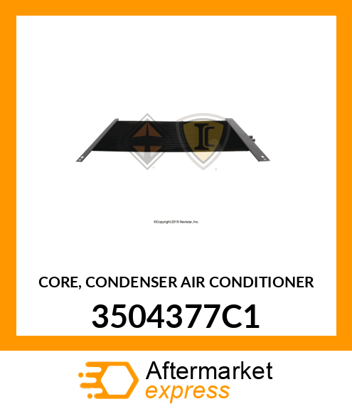 CORE, CONDENSER AIR CONDITIONER 3504377C1