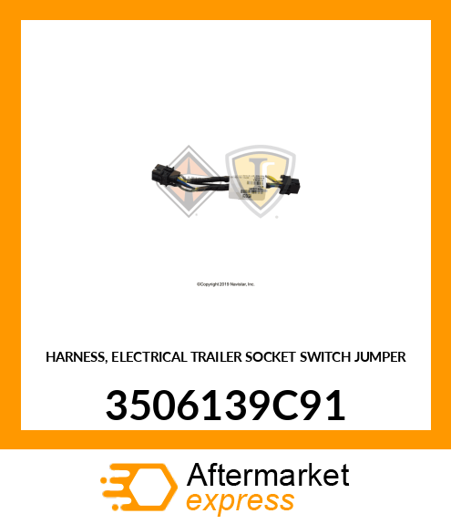 HARNESS, ELECTRICAL TRAILER SOCKET SWITCH JUMPER 3506139C91