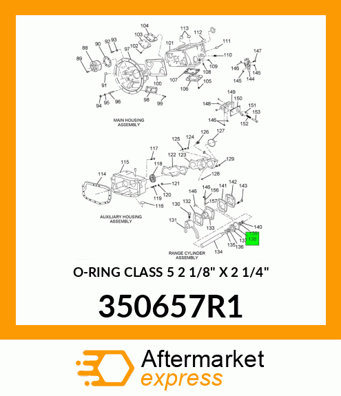 O-RING CLASS 5 2 1/8" X 2 1/4" 350657R1