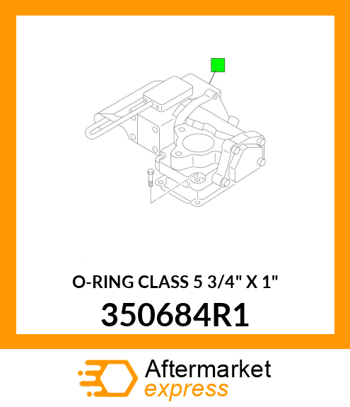 O-RING CLASS 5 3/4" X 1" 350684R1