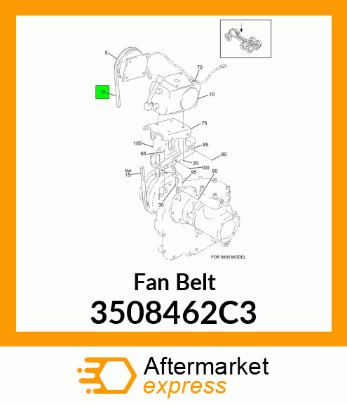 Fan Belt 3508462C3
