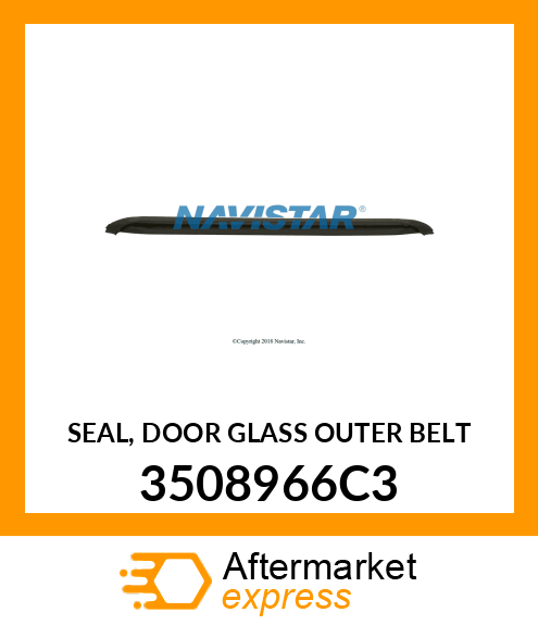 SEAL, DOOR GLASS OUTER BELT 3508966C3