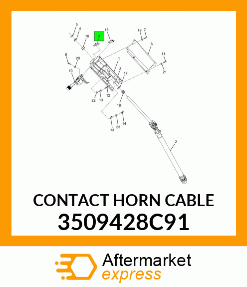 CONTACT HORN CABLE 3509428C91