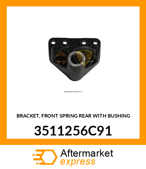 BRACKET, FRONT SPRING REAR WITH BUSHING 3511256C91