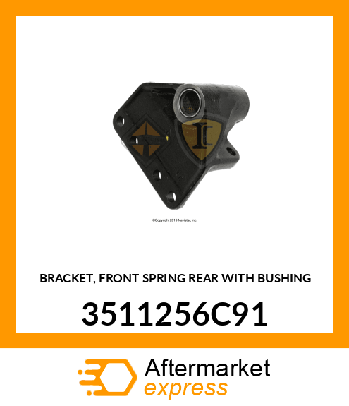 BRACKET, FRONT SPRING REAR WITH BUSHING 3511256C91