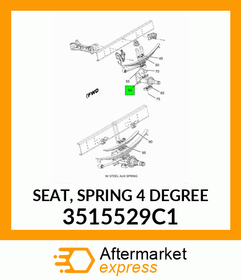 SEAT, SPRING 4 DEGREE 3515529C1