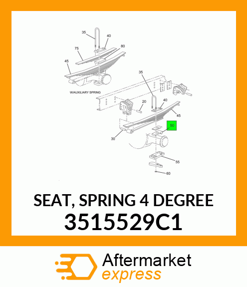 SEAT, SPRING 4 DEGREE 3515529C1