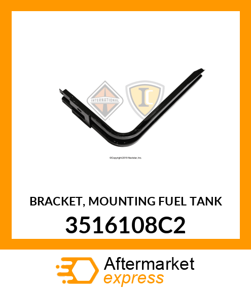 BRACKET, MOUNTING FUEL TANK 3516108C2