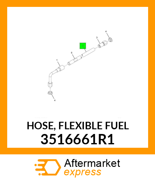 HOSE, FLEXIBLE FUEL 3516661R1