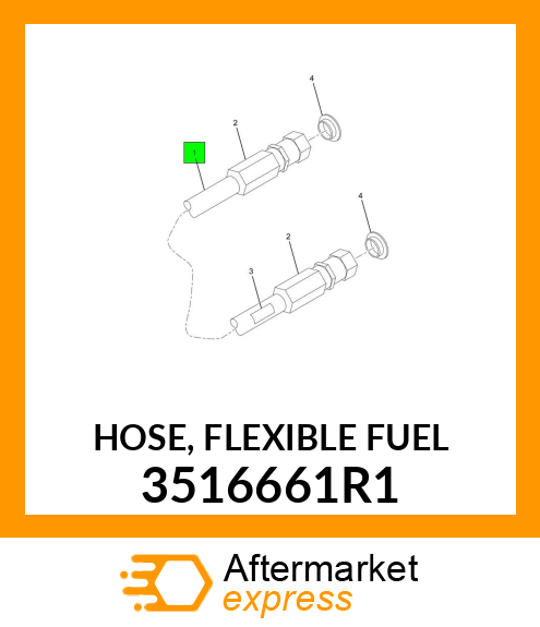 HOSE, FLEXIBLE FUEL 3516661R1