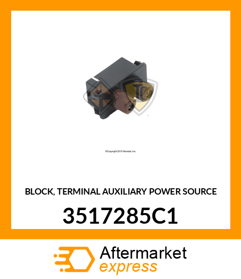 BLOCK, TERMINAL AUXILIARY POWER SOURCE 3517285C1