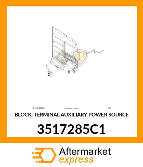 BLOCK, TERMINAL AUXILIARY POWER SOURCE 3517285C1