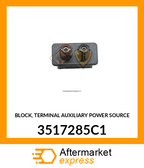 BLOCK, TERMINAL AUXILIARY POWER SOURCE 3517285C1