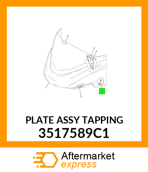 PLATE ASSY TAPPING 3517589C1