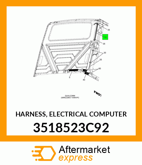 HARNESS, ELECTRICAL COMPUTER 3518523C92