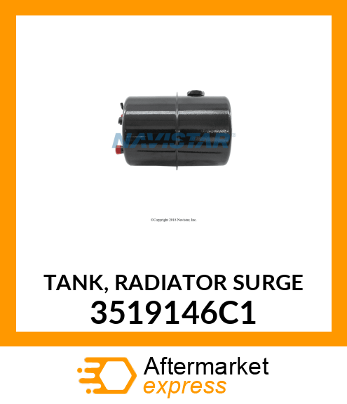 TANK, RADIATOR SURGE 3519146C1