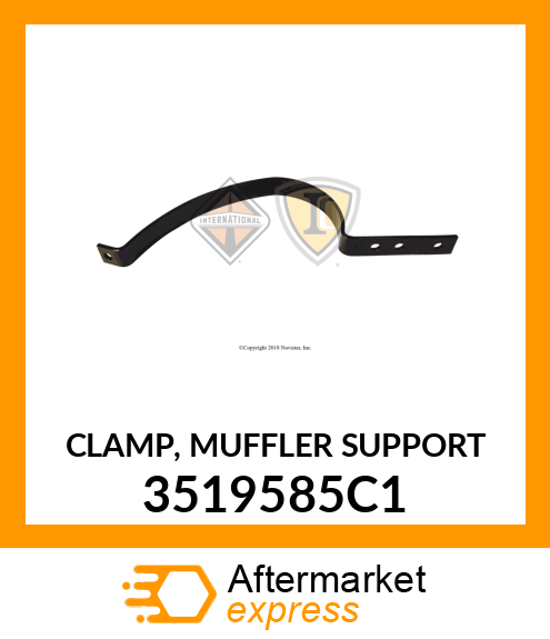 CLAMP, MUFFLER SUPPORT 3519585C1