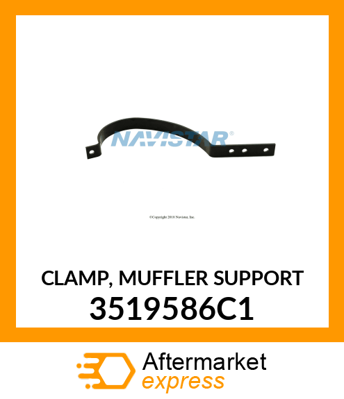 CLAMP, MUFFLER SUPPORT 3519586C1