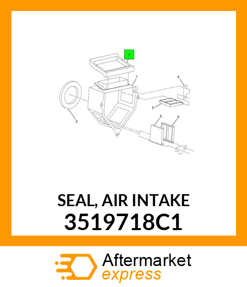 SEAL, AIR INTAKE 3519718C1